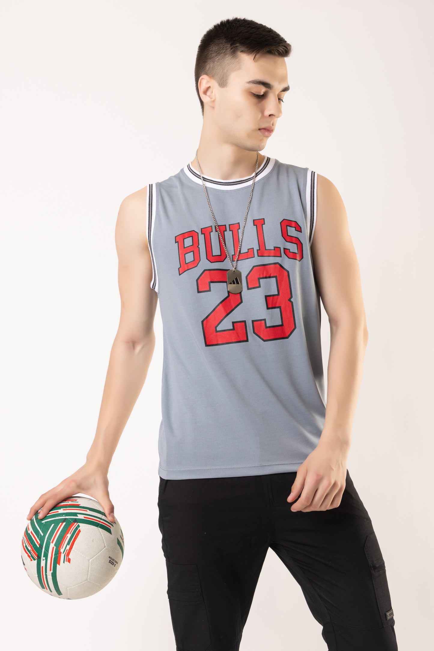 Bulls 23 Basketball and Gym Jersey / Sando