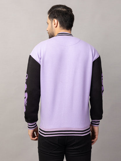 DRAGON PRINT VARSITY JACKET FOR MEN'S WEAR