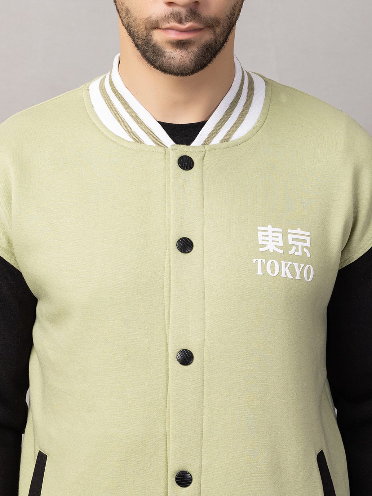DRAGON PRINT VARSITY JACKET FOR MEN'S WEAR
