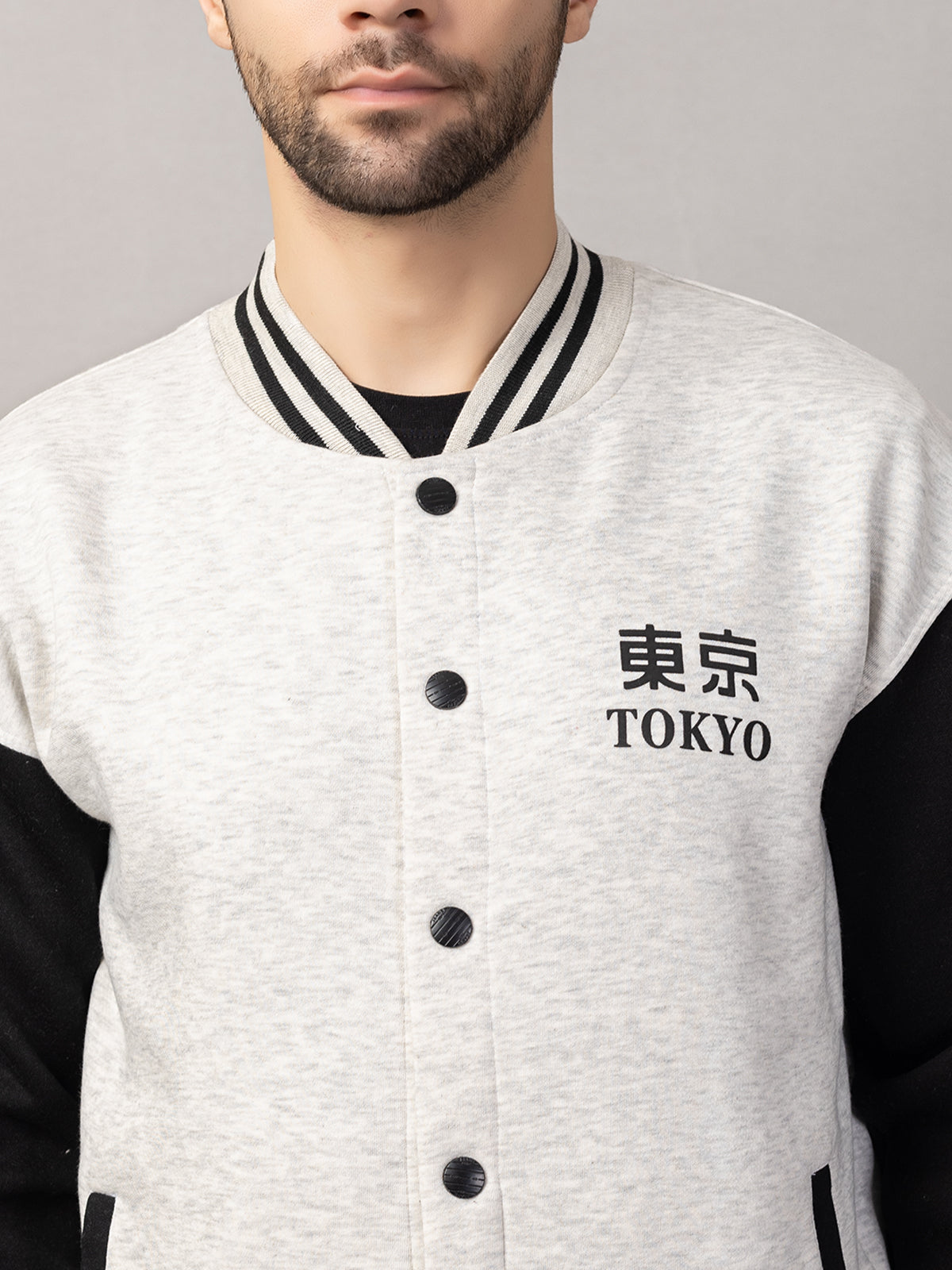 DRAGON PRINT VARSITY JACKET FOR MEN'S WEAR
