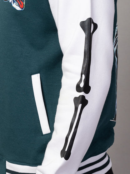 SKELTON VARSITY JACKET FOR MEN'S WEAR