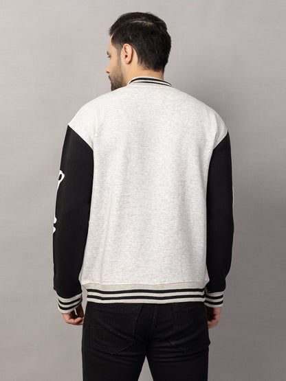 BONE PRINT VARSITY JACKET FOR MEN'S WEAR