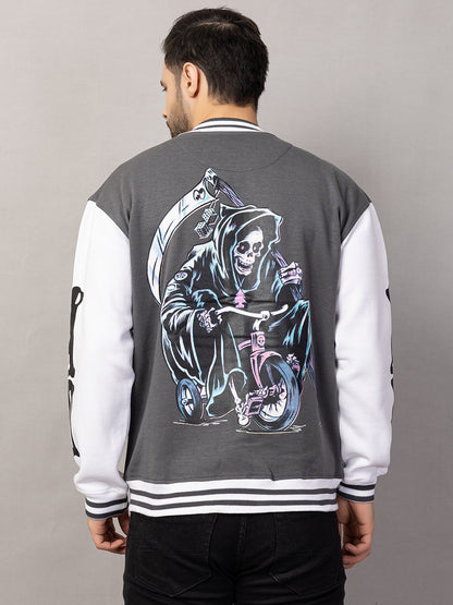 SKELTON VARSITY JACKET FOR MEN'S WEAR
