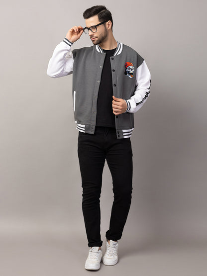 SKELTON VARSITY JACKET FOR MEN'S WEAR