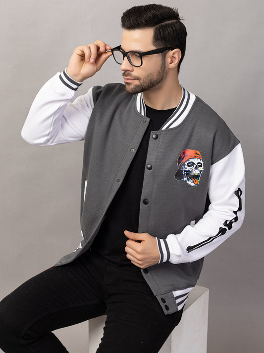 SKELTON VARSITY JACKET FOR MEN'S WEAR