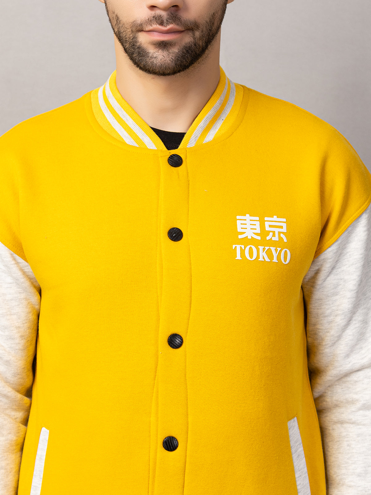 DRAGON PRINT VARSITY JACKET FOR MEN'S WEAR