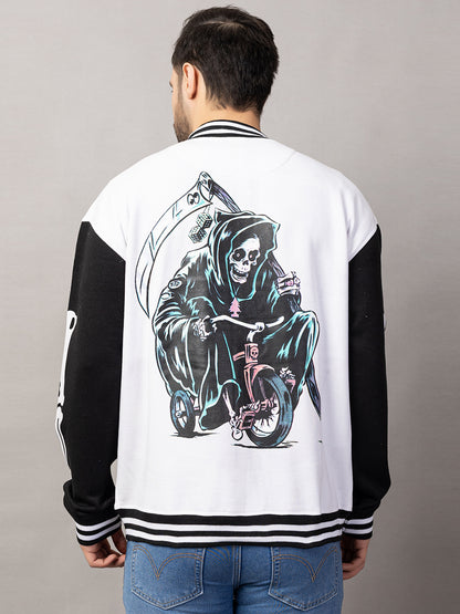 SKELTON VARSITY JACKET FOR MEN'S WEAR