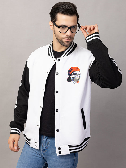 SKELTON VARSITY JACKET FOR MEN'S WEAR