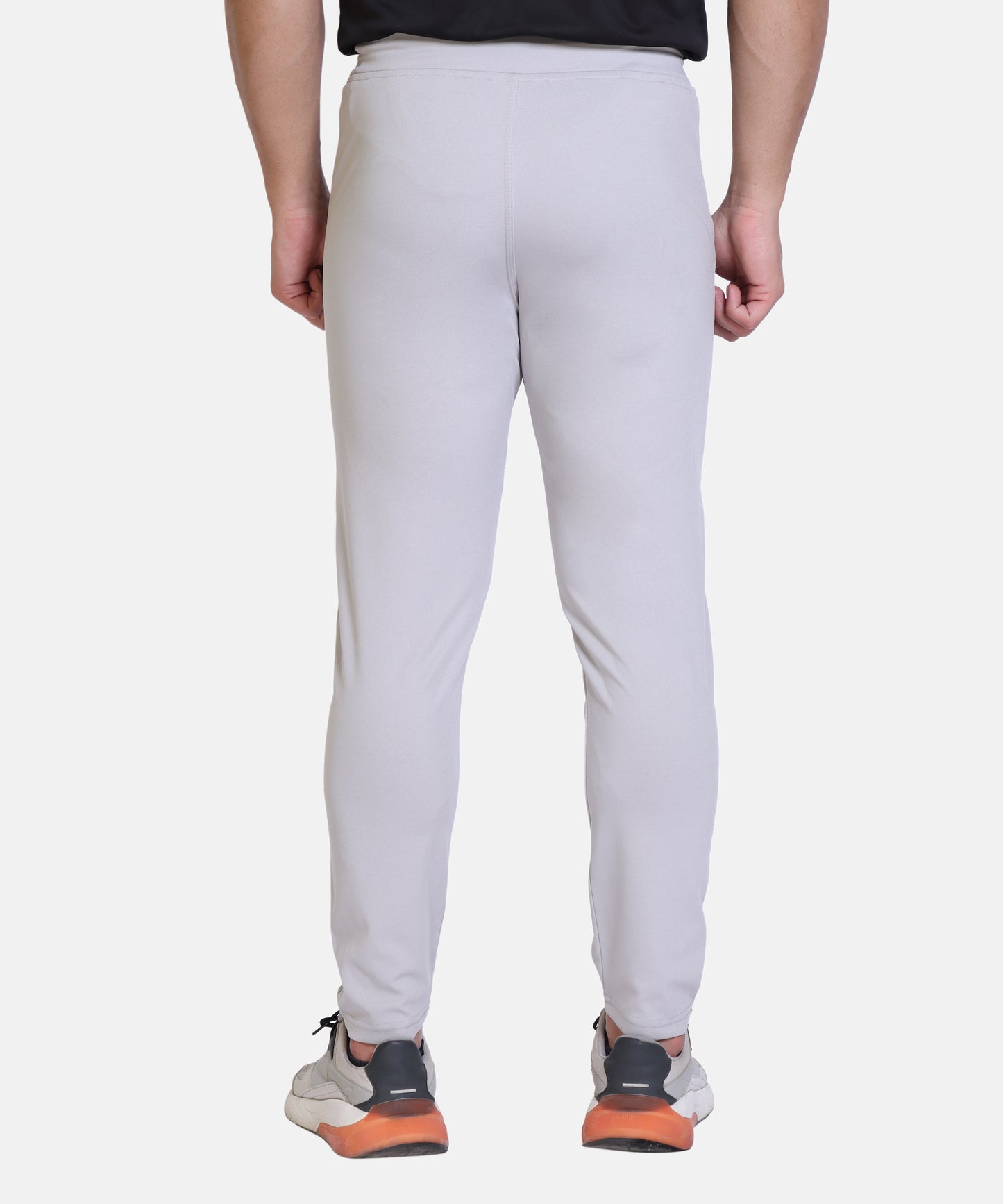 Stylish And Comfortable Full Length Red White Printed Cotton Lycra Lower For Mens