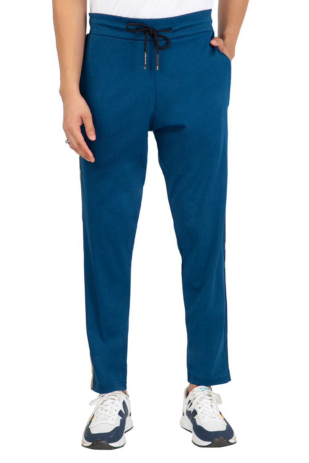 This Men casual stylish Trackpants is made of Polyester that suits up to your personality and makes you comfortable during gym or at home.