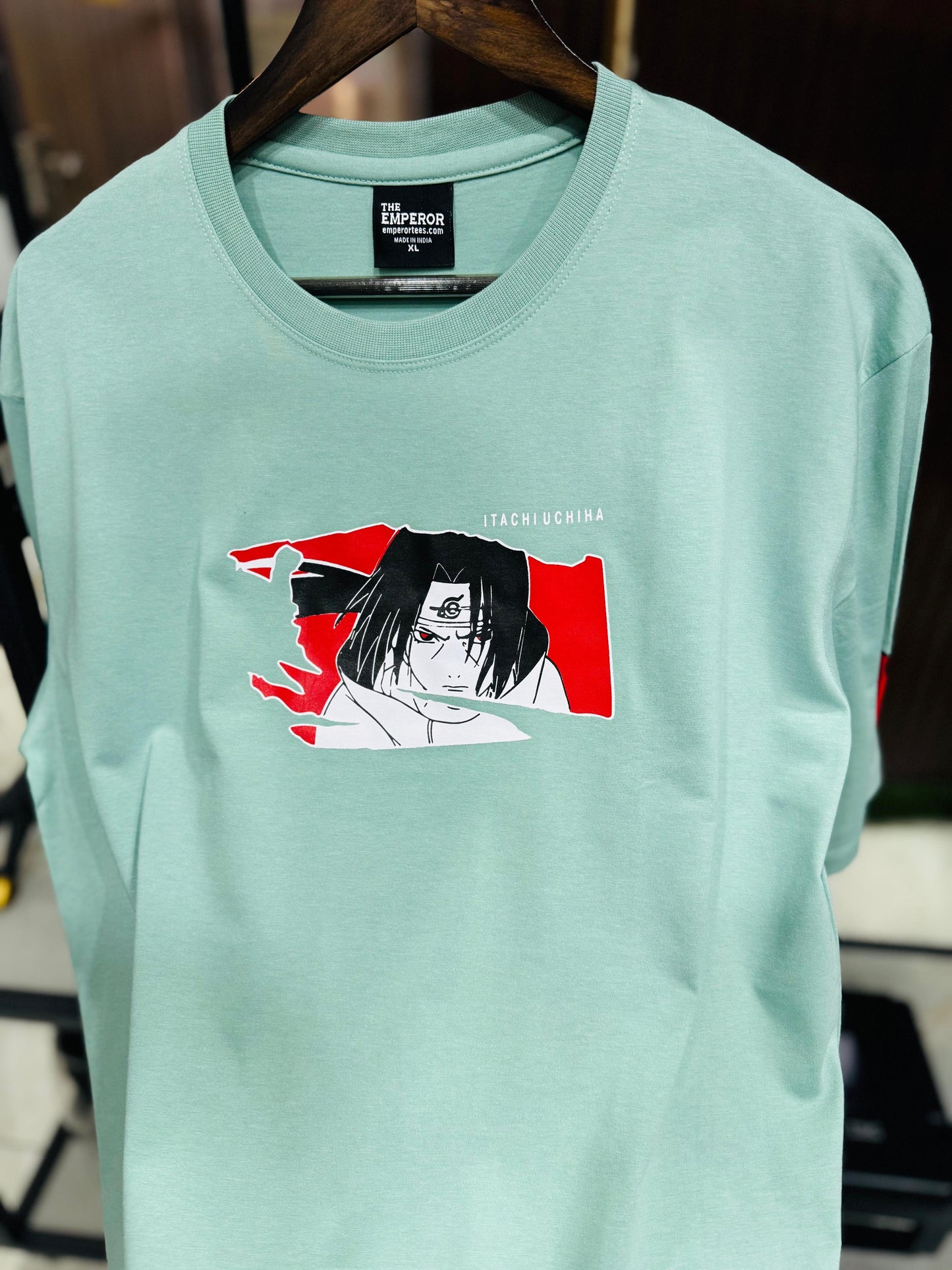 Itachi Uchiha Akatsuki Naruto T-Shirt | Anime Graphic Tee for Men & Women | Pista Cotton Oversized Streetwear